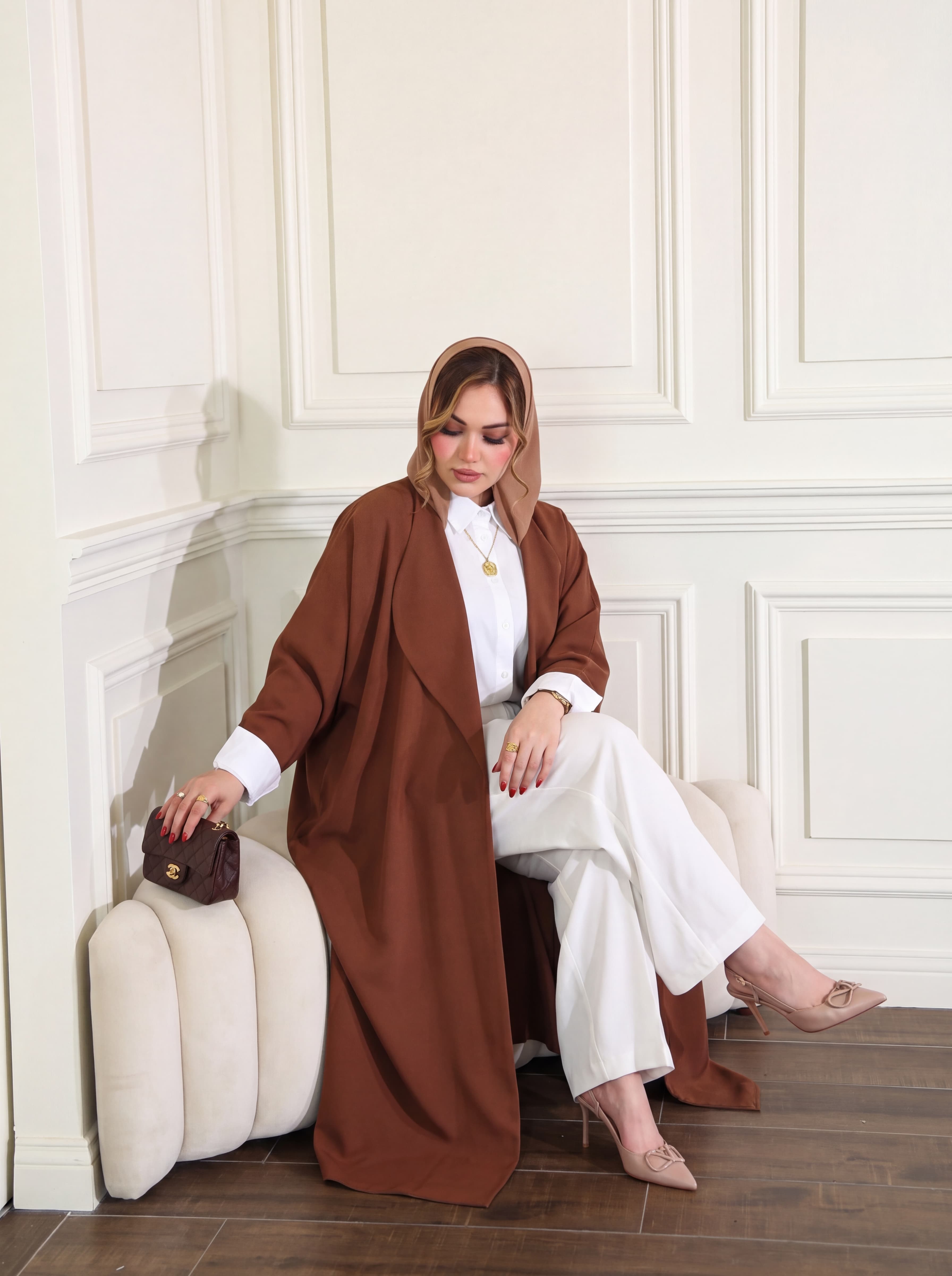 Firdaous Abaya - Marron