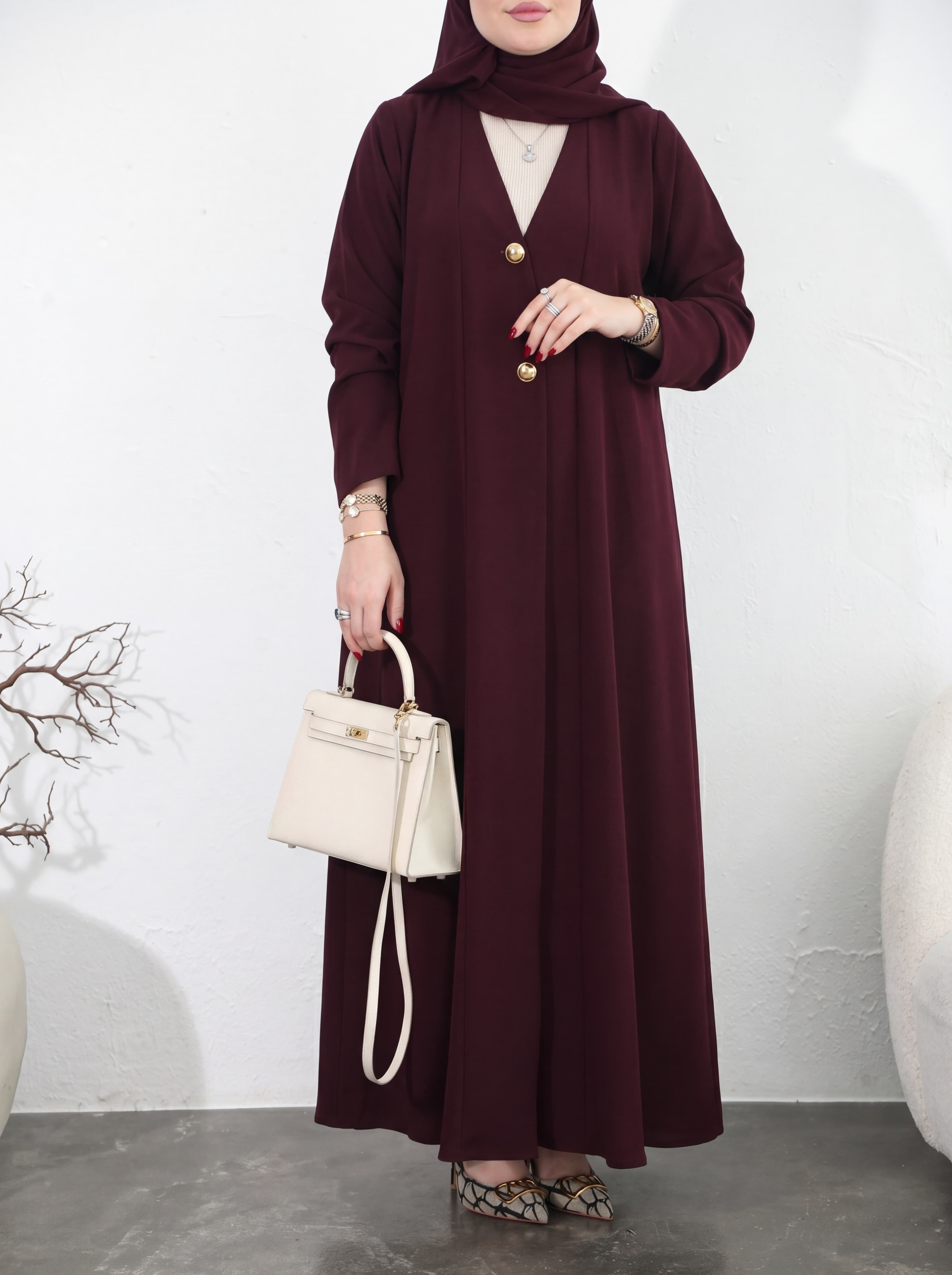 Aadn Abaya - Grenat