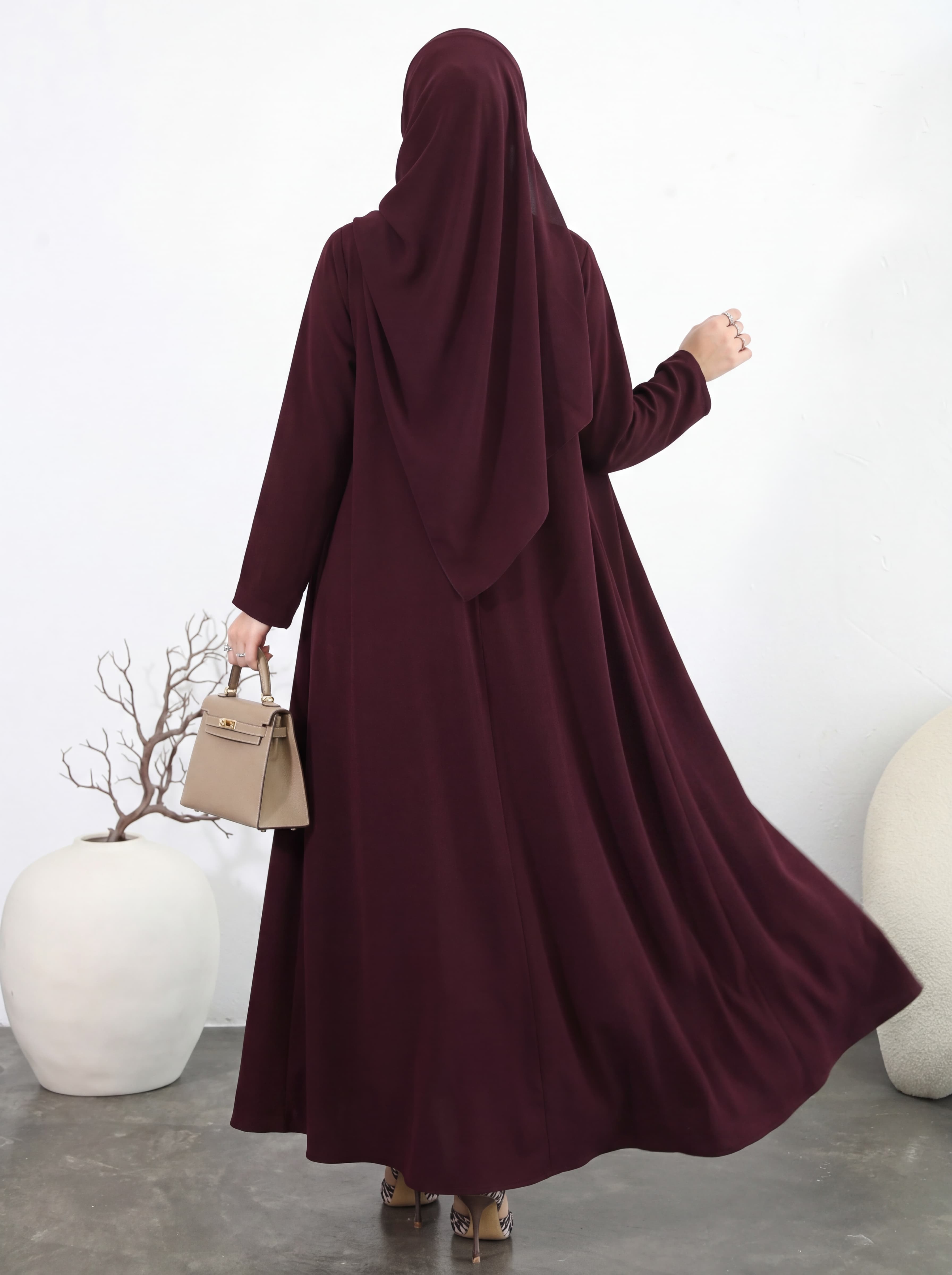 Aadn Abaya - Grenat